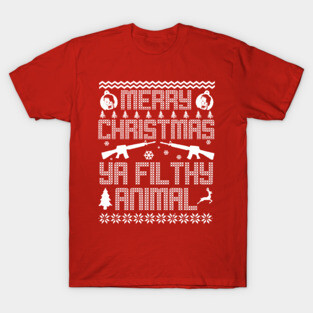 Home Alone Merry Christmas Ya Filthy Animal T-Shirt