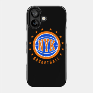 NYK Basketball Vintage Distressed Phone Case