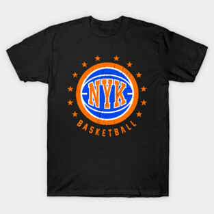 NYK Basketball Vintage Distressed T-Shirt