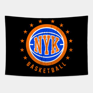 NYK Basketball Vintage Distressed Tapestry