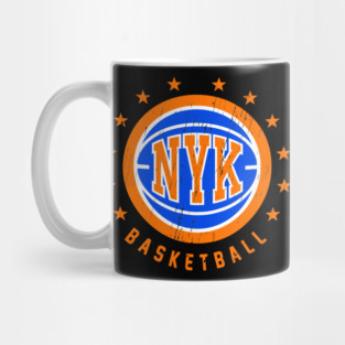 NYK Basketball Vintage Distressed Mug