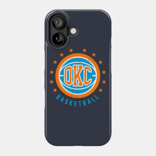 OKC Basketball Vintage Distressed Phone Case