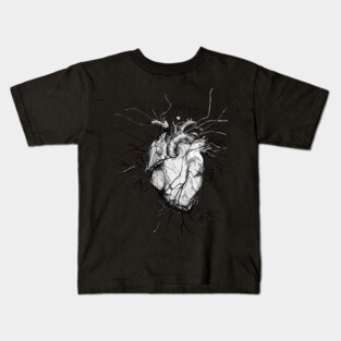 Anatomical Heart heart disease awareness Kids T-Shirt