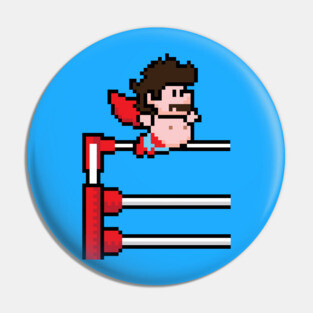 8Bit Nacho Libre Pin