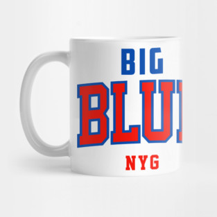 Big Blue Football Mug