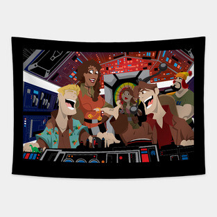 Space Smugglers Mix Up Tapestry