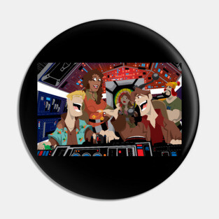 Space Smugglers Mix Up Pin