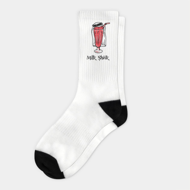 Milk Sheik Socks by dumbshirts
