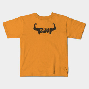 The Story Behind Podcast Trivia Buff - Brown Kids T-Shirt