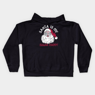 SANTA SUGAR DADDY Kids Hoodie