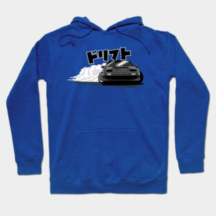 jdm Drifting car in japanese (drifting) Hoodie