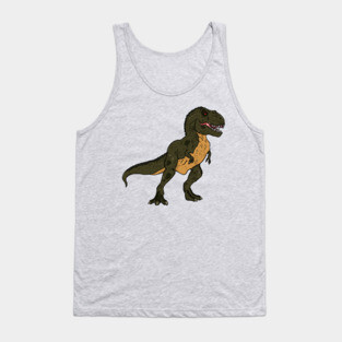 Sharp Tyrannosaurus Tank Top