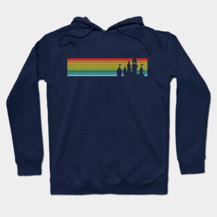 Retro Castle Stripes Hoodie