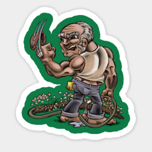 Grumpy Old Man Sticker