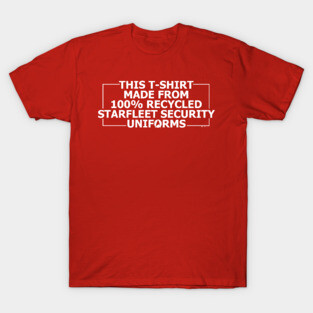 100% recycled Starfleet Security T-Shirt