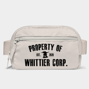 Property of Whittier Corp. (black text) Bag