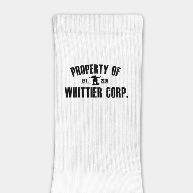 Property of Whittier Corp. (black text) by GZM Podcasts