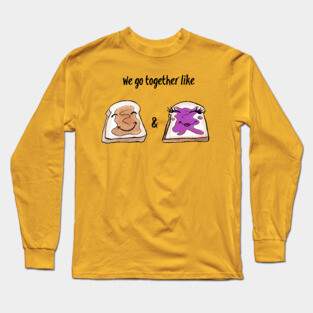 PB & J Peanut Butter and Jelly Lovers Long Sleeve T-Shirt