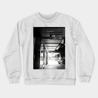 tattoo shop on main street Crewneck Sweatshirt