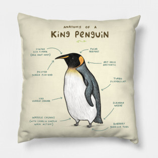 Anatomy of a King Penguin Pillow
