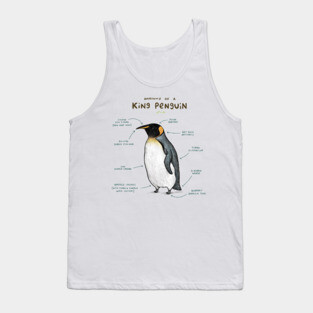 Anatomy of a King Penguin Tank Top