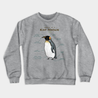 Anatomy of a King Penguin Crewneck Sweatshirt