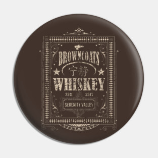 Browncoats Whiskey Pin