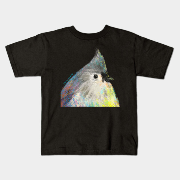 Tufted Titmouse Bird Tufted Titmouse Kids T-Shirt TeePublic