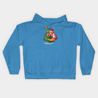 Christmas Sloth Kids Hoodie