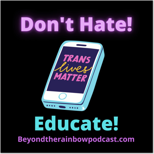 Don't Hate Wall Art by Rainbowcrimes