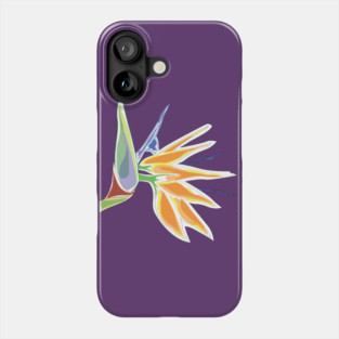 Bird Of Paradise Tropical Plant by Cricky Phone Case
