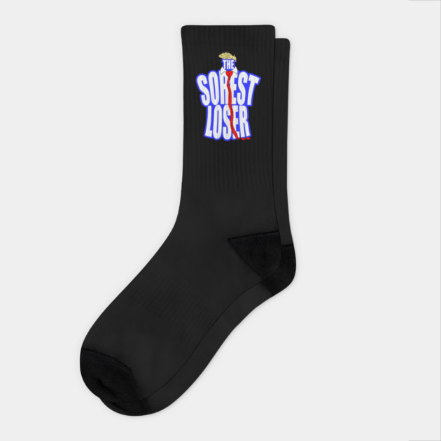 The Sorest Loser Trump Parody Socks by belownormal