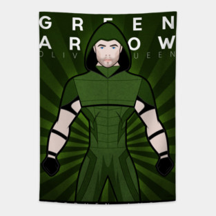 Heroes Unmasked: Green Arrow Tooniefied Poster Tapestry