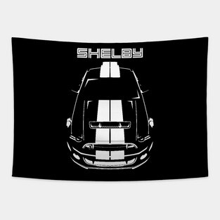 Ford Mustang Shelby GT500 S197 2013-2014 - White Stripes Tapestry
