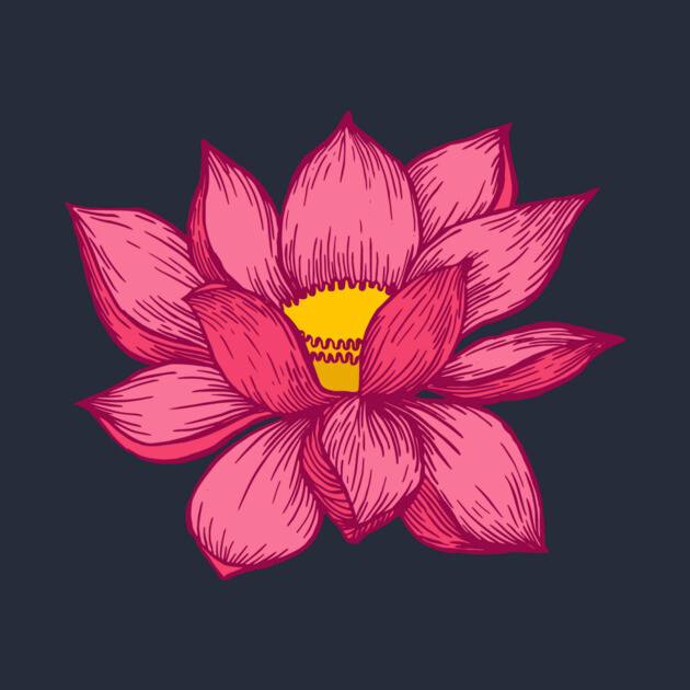 Pink Lotus Flower Lotus Hoodie TeePublic