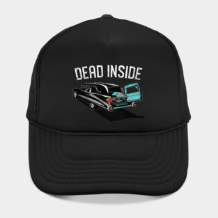 Dead Inside Casket in a Hearse Hat