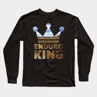 Dirt Bike Enduro King Long Sleeve T-Shirt