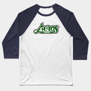 Defunct Houston Aeros Hockey 1975 Baseball T-Shirt