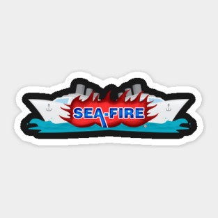 Sea- Fire 1 Sticker