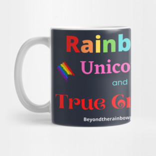 rainbows, unicorns, true crime Mug