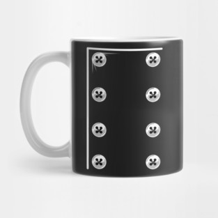 Chef Jacket Buttons Mug