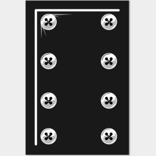 Chef Jacket Buttons Posters and Art