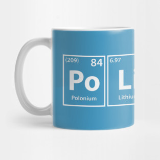 Polish (Po-Li-S-H) Periodic Elements Spelling Mug