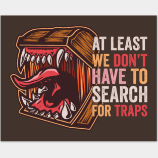 Funny Mimic Chest for Tabletop Gaming RPG Posters and Art