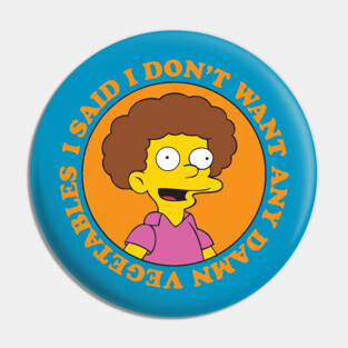 No Vegetables Pin