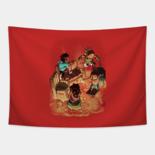 The floor is lava Tapestry