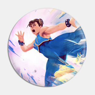 Chun Li Thousand Kicks ! Pin