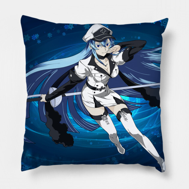 Esdeath Akame Ga Kill Esdeath Pillow TeePublic