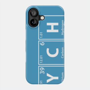 Psych (P-S-Y-C-H) Periodic Elements Spelling Phone Case