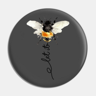 Let it be T-shirt Pin